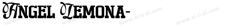 Angel Lemona字体转换